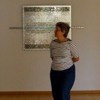 Georgie Webb in the Upper Gallery. Galerie d'Art Municipale. Diekirch, Luxembourg