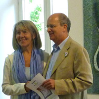 Guy and Marie-Anne Poos-Schmit with 'Missing You'. Galerie d'Art Municipale. Diekirch, Luxembourg
