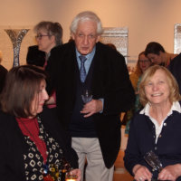 Artist Ann Roe Jones with Alan Jones and Trish (photo Jules)
