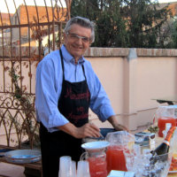 Luciano - owner of Bar Mosaico Restaurant Mosaico - Annafietta's Space: via G.Argentario 5, 48121 Ravenna, Italy (solo)