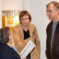 Joalle & Gérard Laudy with Evelyne Fresingley