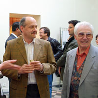 
Georgie Webb, Lindy Ayubi, Henri Wies, Robert Field. Gallery of the Musée d'Emaux et de Mosaïque, Briare, France
