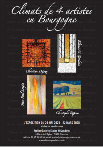 Affiche Climats de 4 artistes en Bourgogne