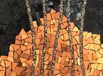 Midnight Flowers (i) 2026 40x61 cm