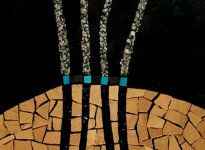 Midnight Flowers (ii) 2026 40x61 cm
