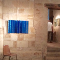 Gallery View  lower rooms with 'Quiddity' (Blue)